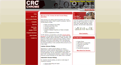 Desktop Screenshot of crcchrome.com