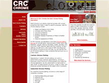 Tablet Screenshot of crcchrome.com